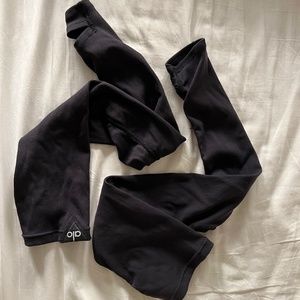 Alo black leg warmers